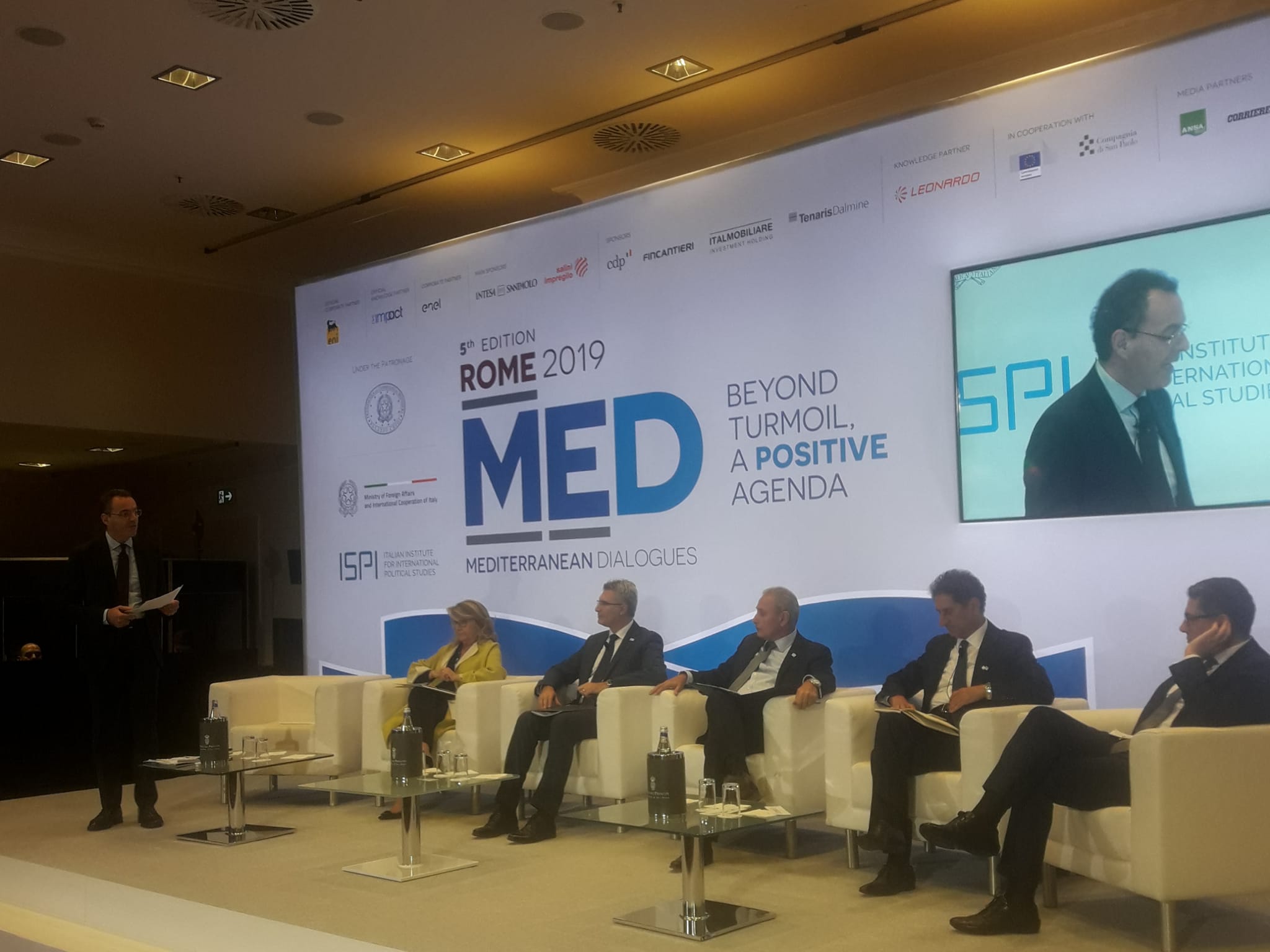 I lavori del Roma Med 2019 tra dialogo nel Mediterraneo, cultura, ambiente e rispetto della democrazia