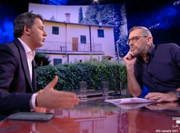 Le case di Formigli e Renzi