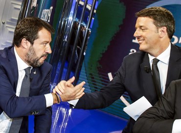 Renzi e Salvini: metti una sera a cena