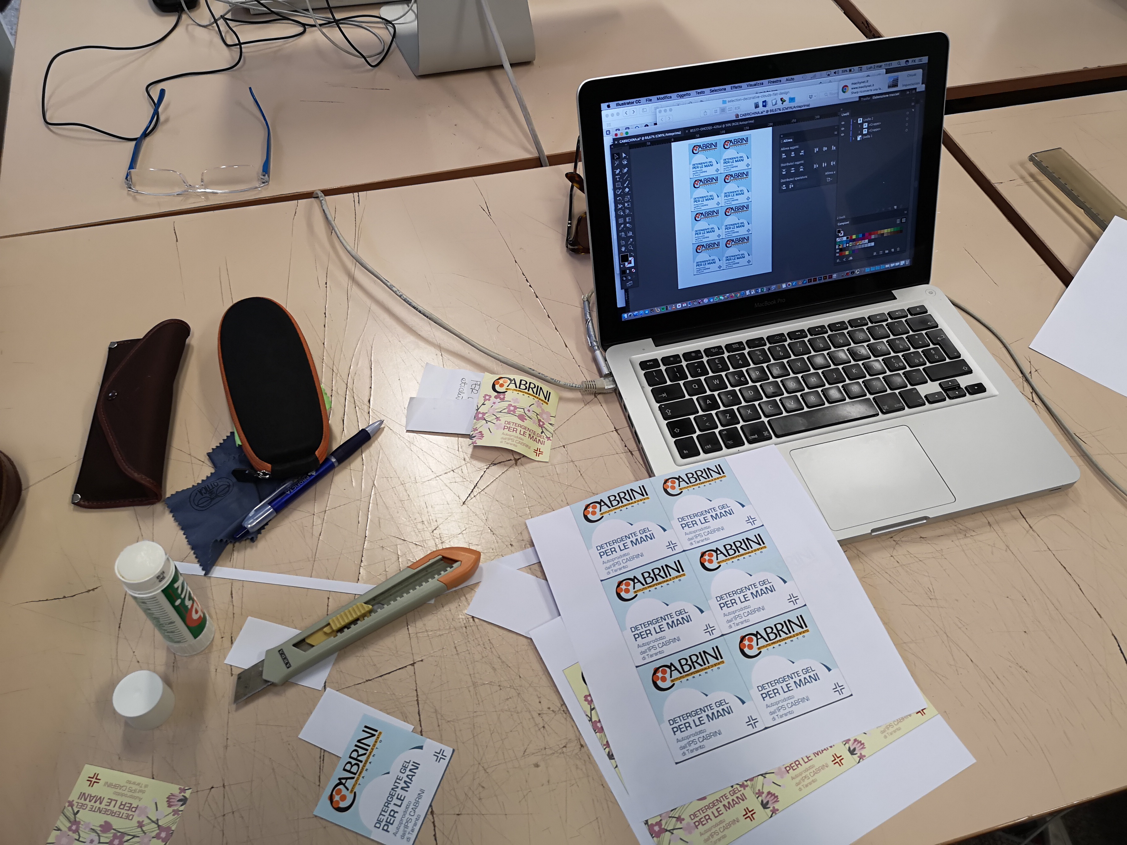 Cabrini e coronavirus, una scuola a servizio del territorio