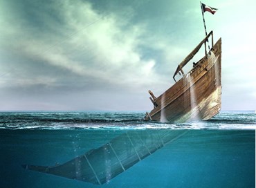 Sul Mes la barca del Conte bis scuffia