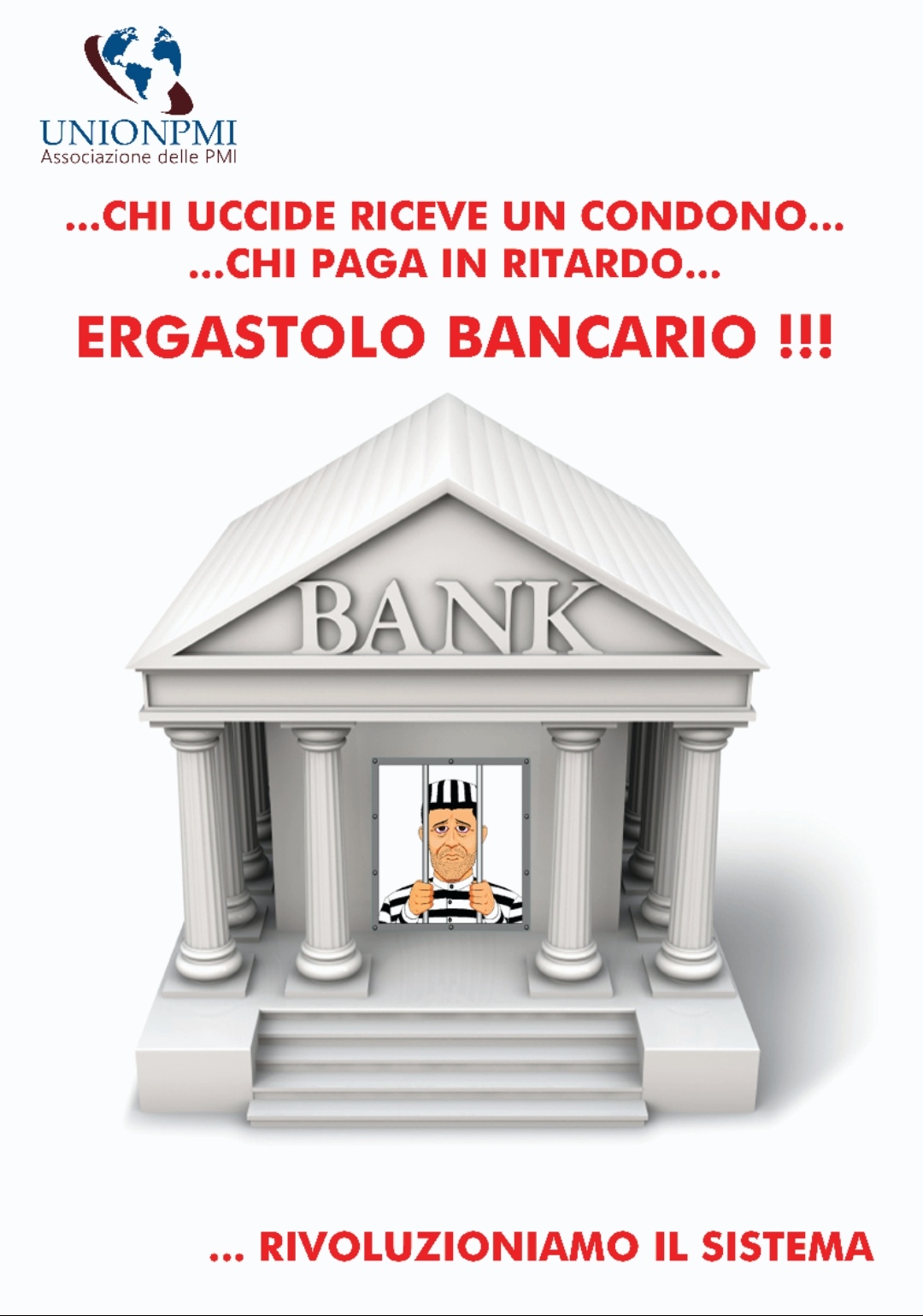 Ergastolo bancario: Union Pmi lancia una raccolta firme 