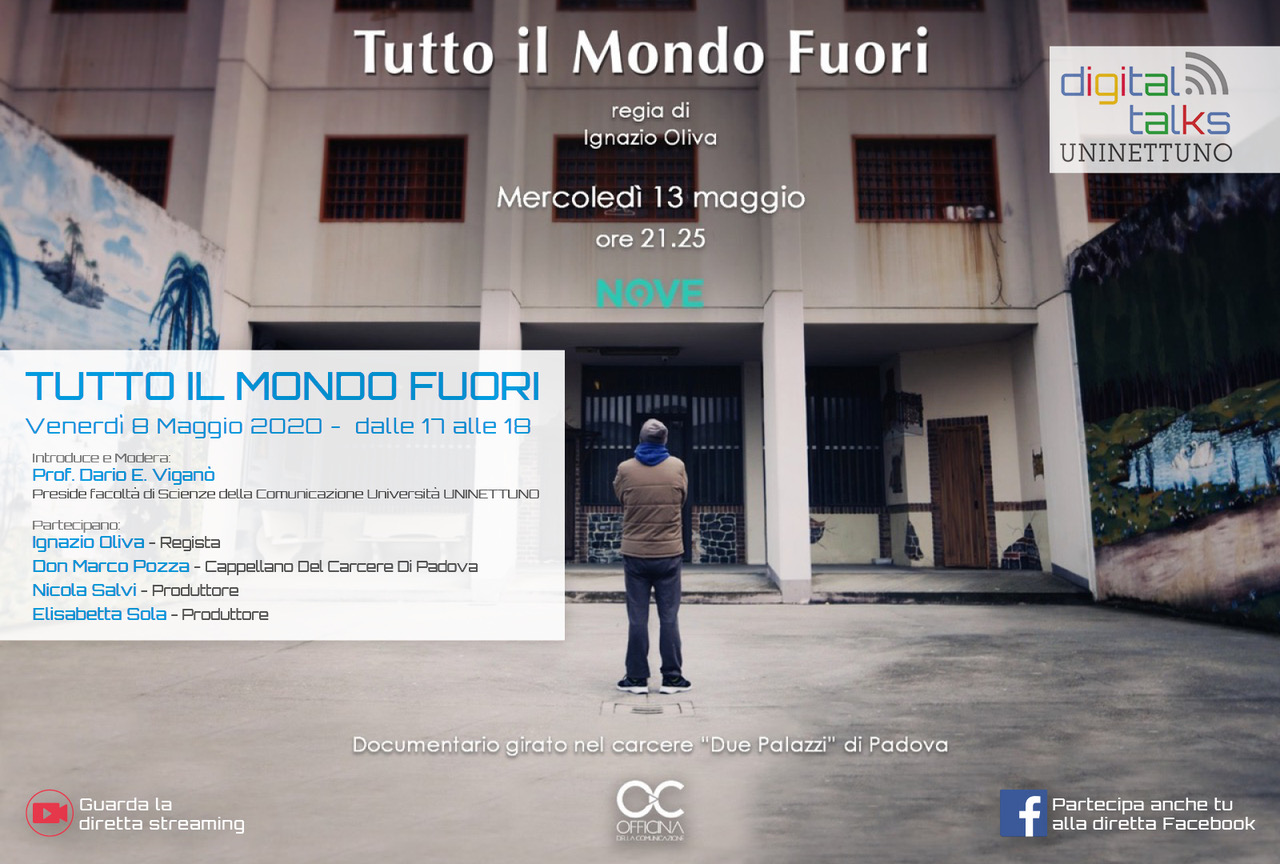 UniNettuno, “Tutto il mondo fuori”, docu-film girato nel carcere di Padova