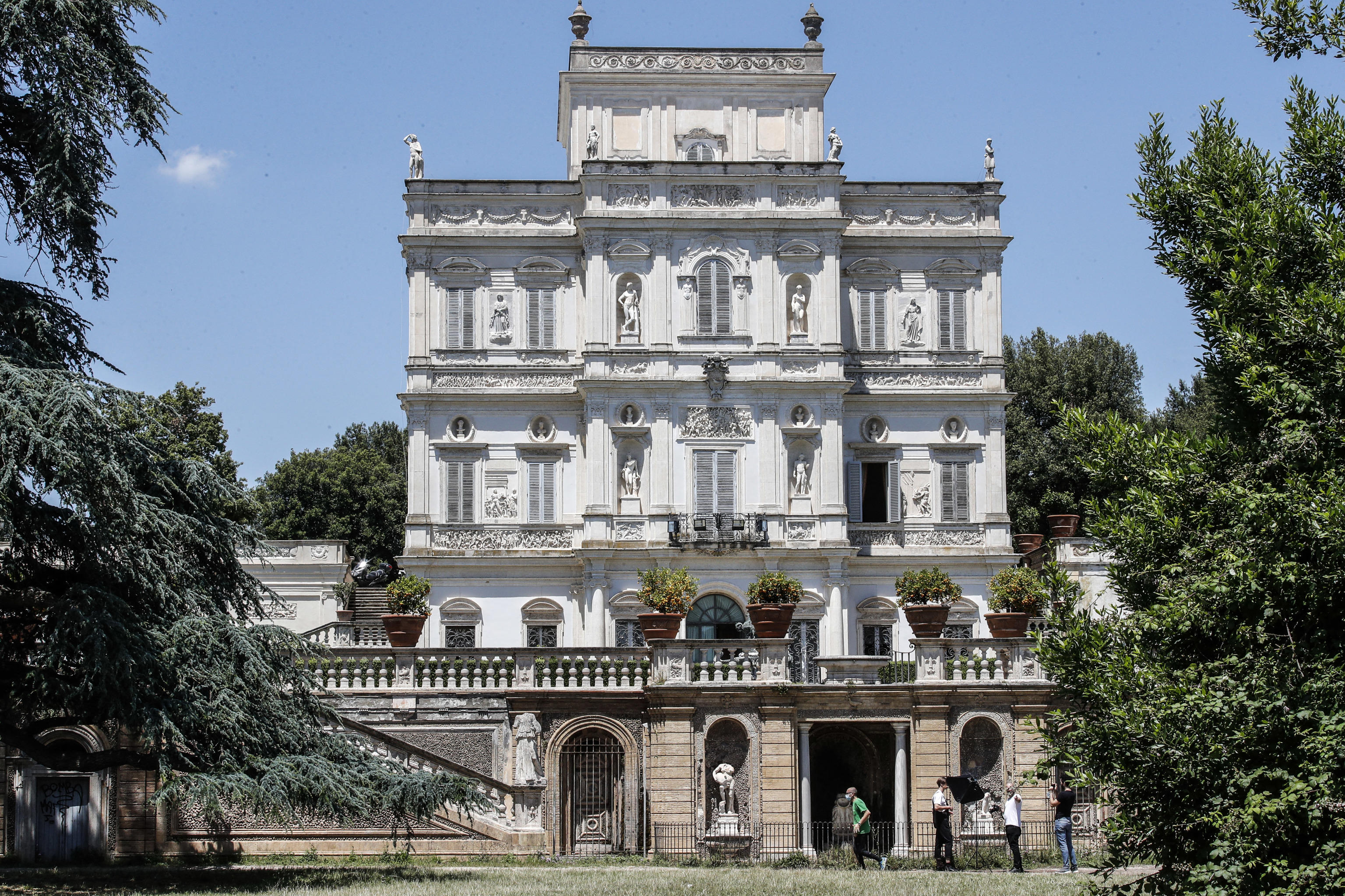 Il vapore acqueo di villa Pamphili