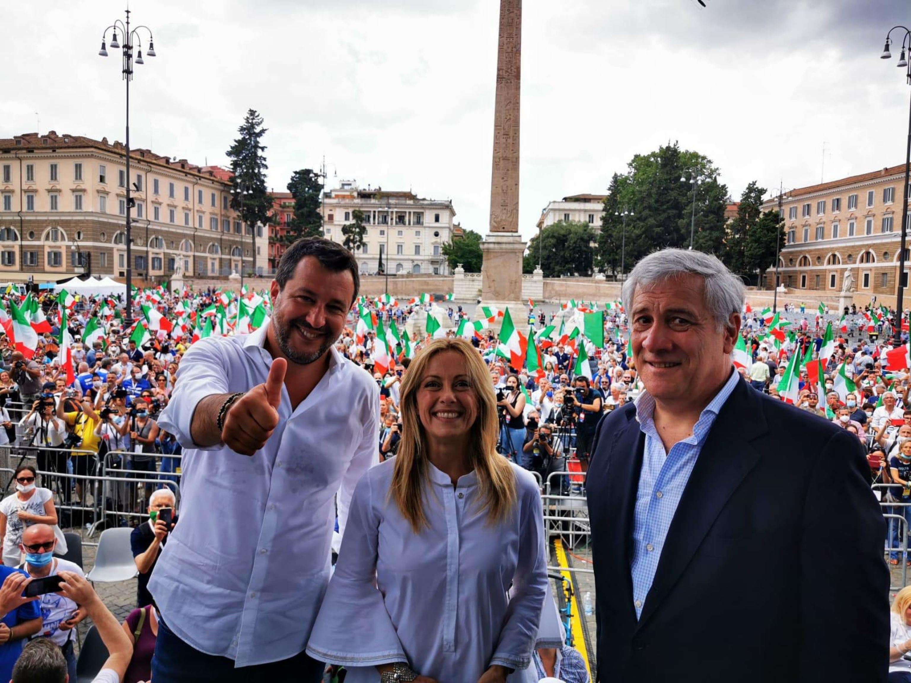 In piazza per la libertà e per il voto