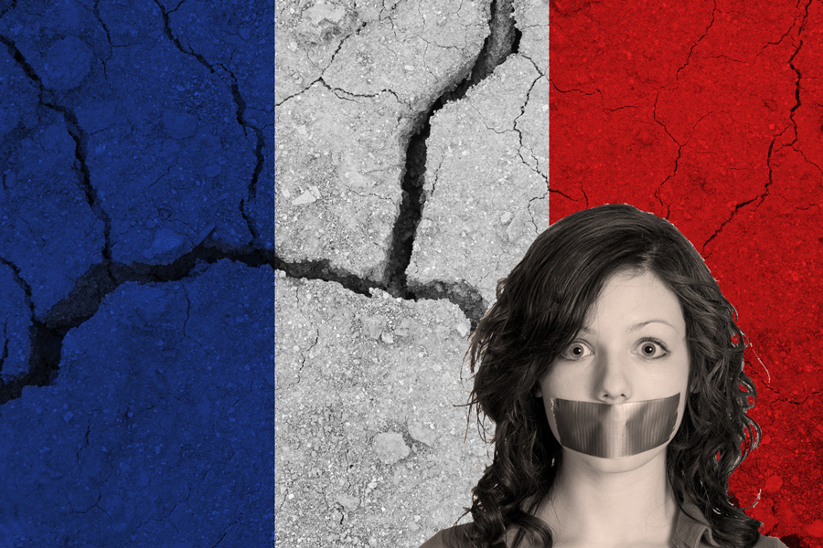 La determinazione della Francia a porre fine alla libertà di espressione