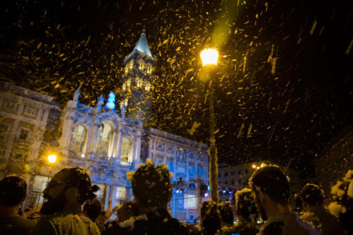 “Miracolo della neve”, la performance a sorpresa dell’architetto Esposito