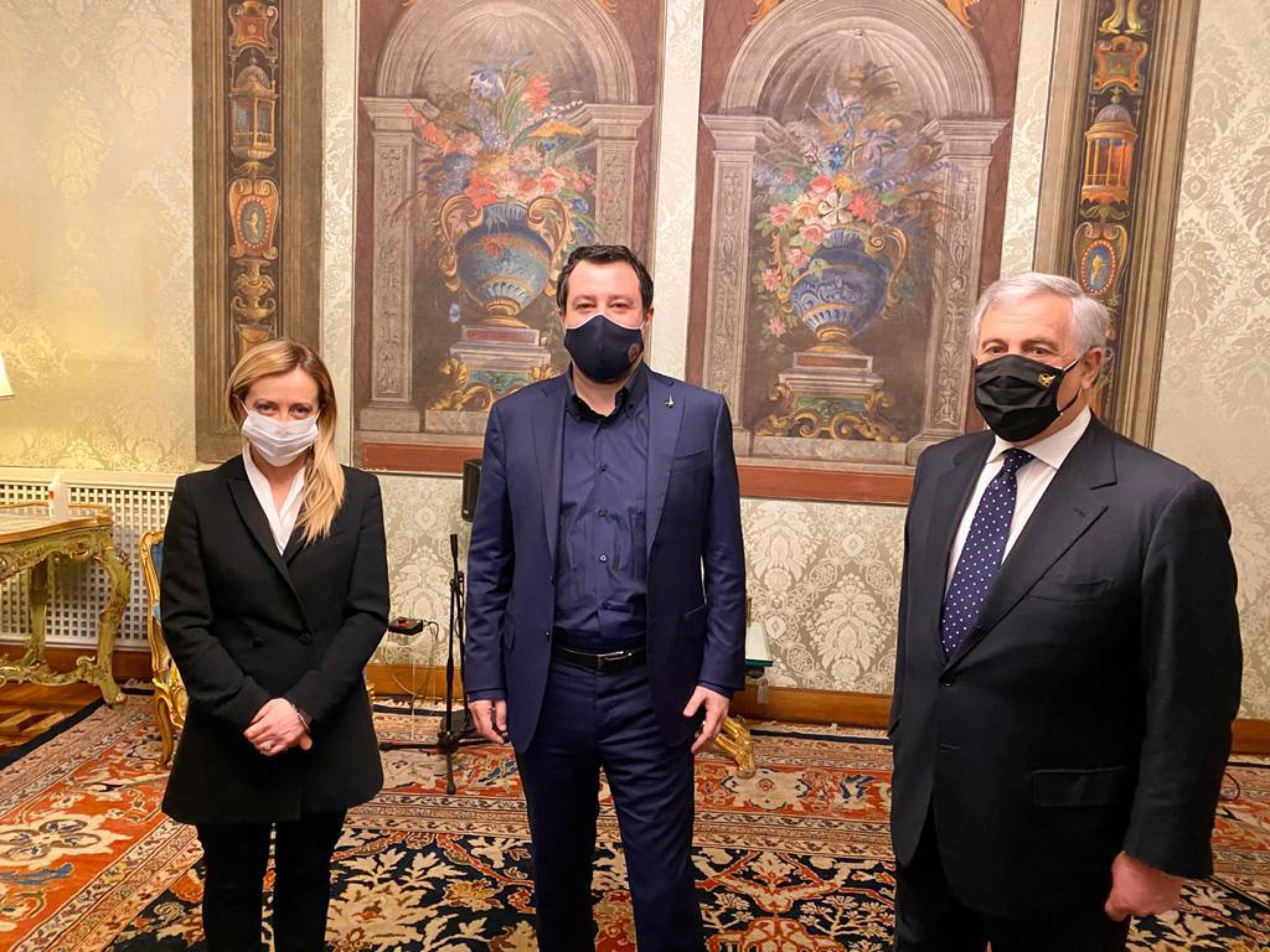 Centrodestra al Colle: “Non si può lavorare con questo Governo”