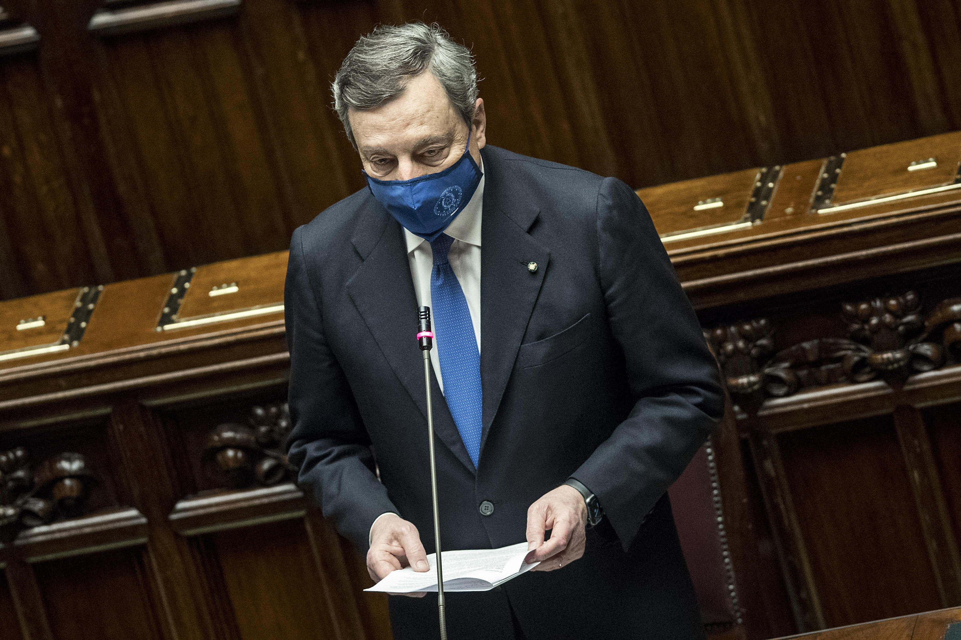 La trireme del “gubernator” Draghi