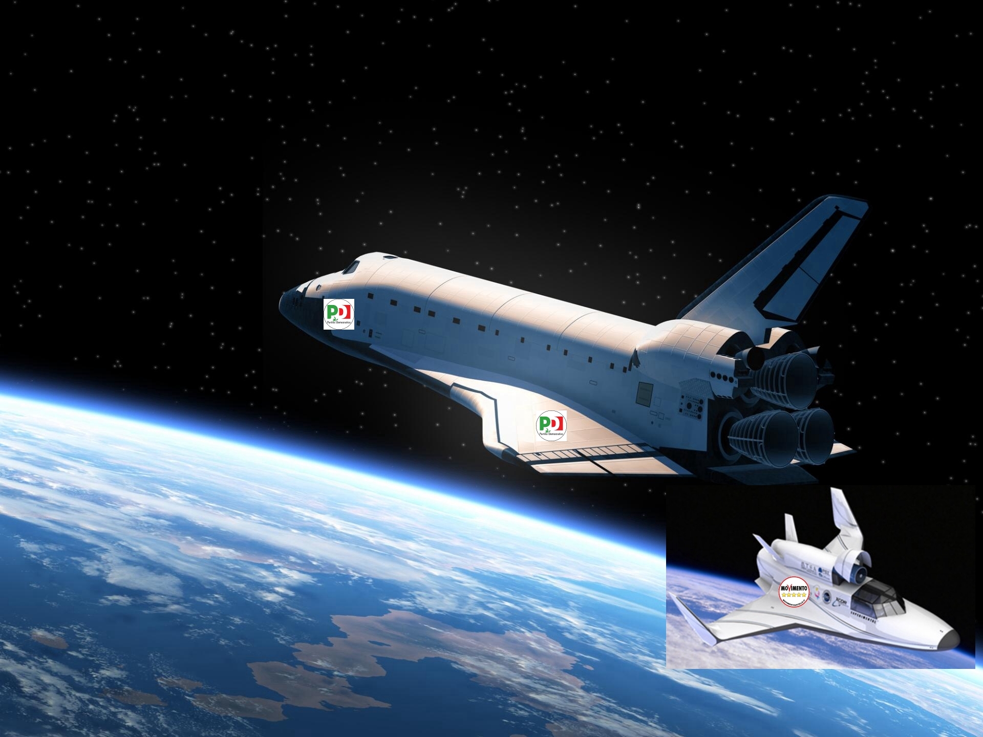 Pd-M5S nello spazio e l’Italia affonda