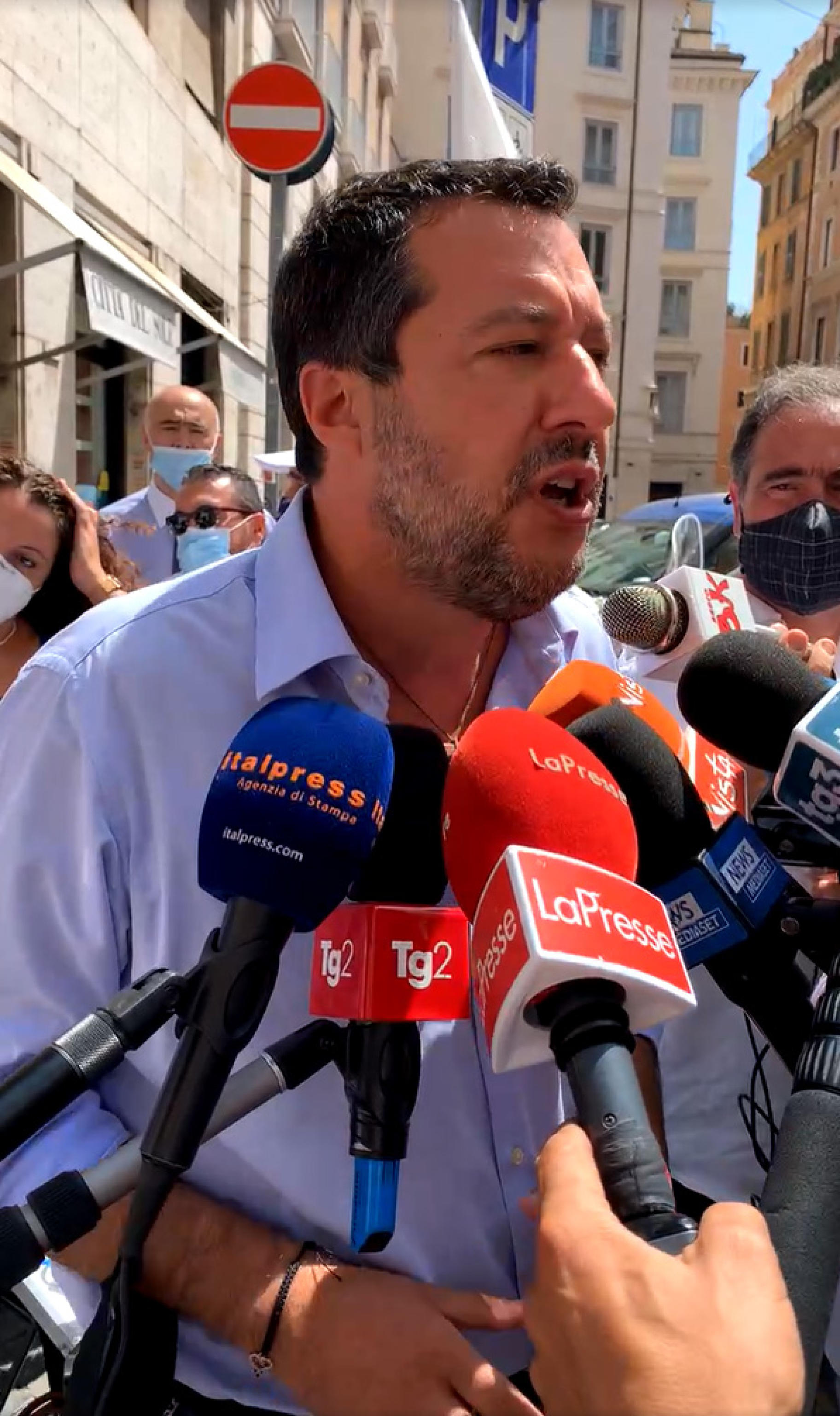 Salvini: “Draghi sia meno paziente con i grillini” 