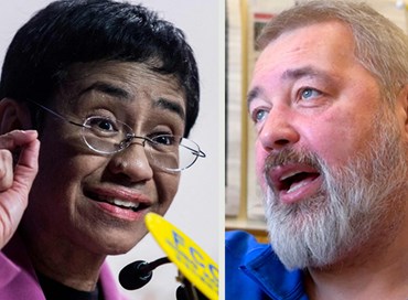 Nobel per la Pace a Maria Ressa e Dmitry Muratov