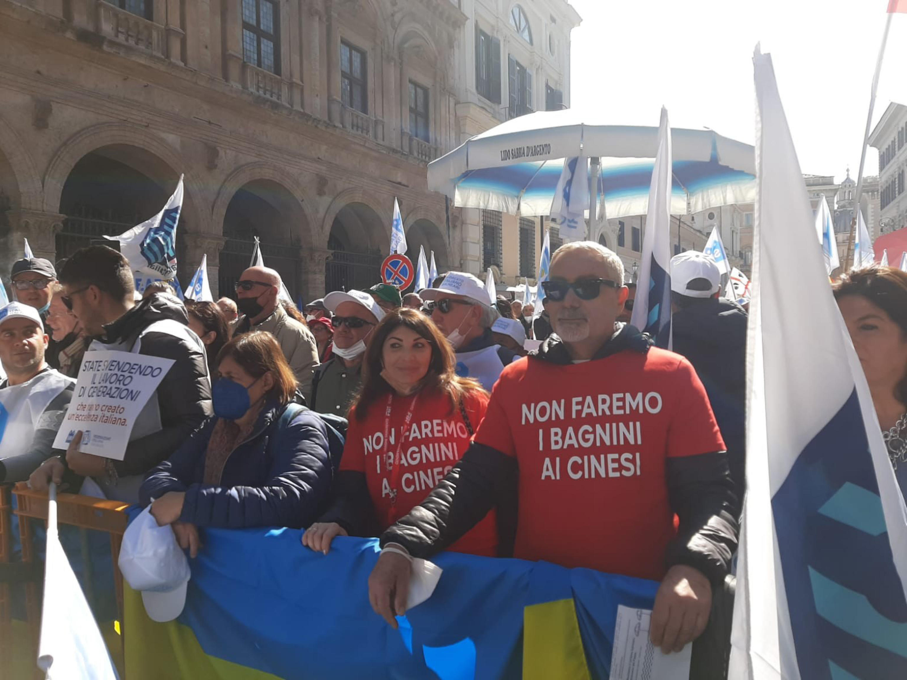 La manifestazione nazionale degli operatori balneari