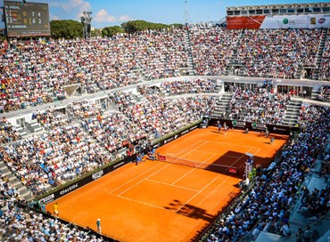 Torna il tennis al Foro italico: pubblico al 100 per cento