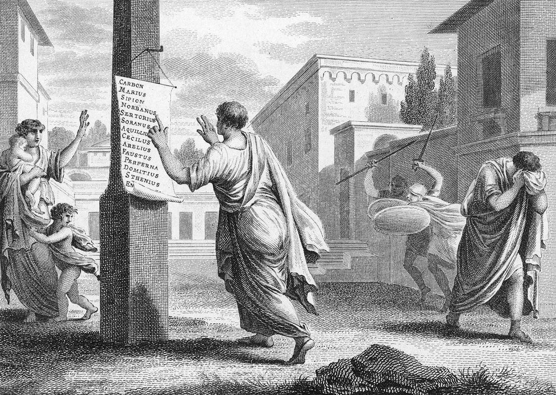 Liste di proscrizione: chi le ha ordinate?