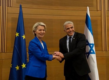Von der Leyen e Draghi: “Necessario rafforzare il dialogo con Israele”