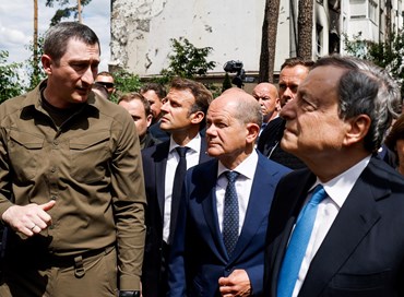Ucraina: visita di Draghi, Scholz e Macron