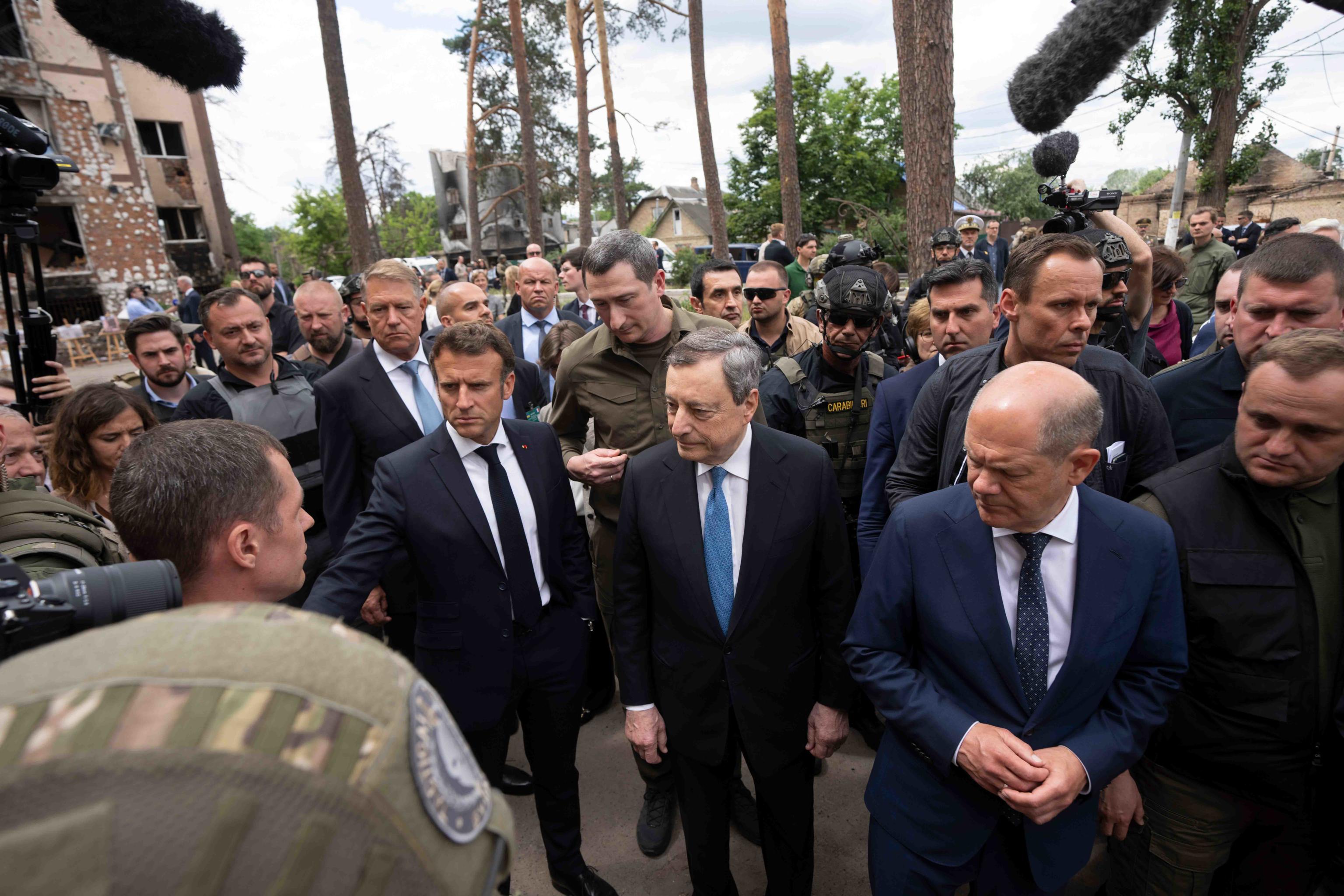 Il viaggio in Ucraina dei leader europei