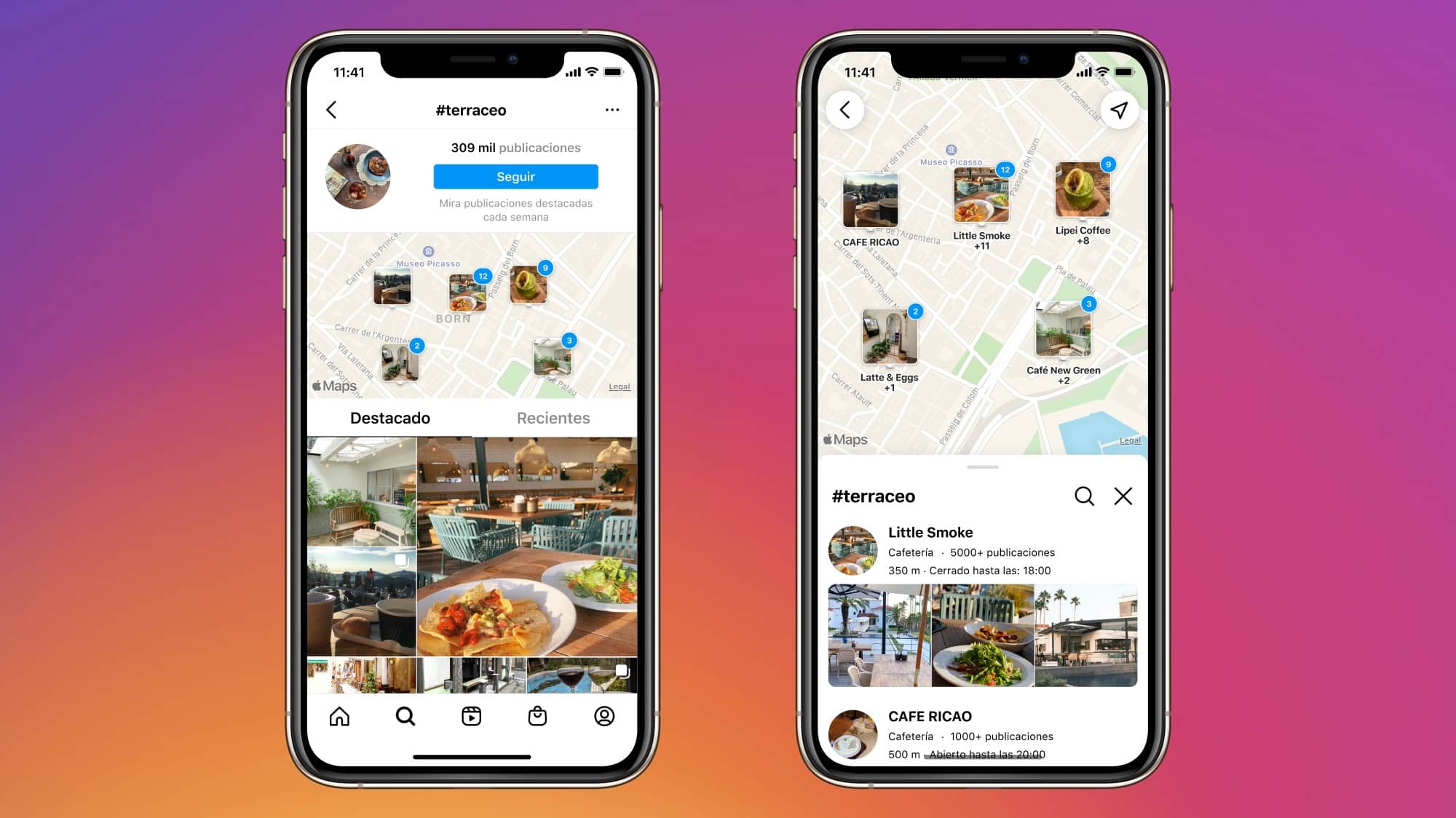 Instagram: mappe social ispirandosi a Google