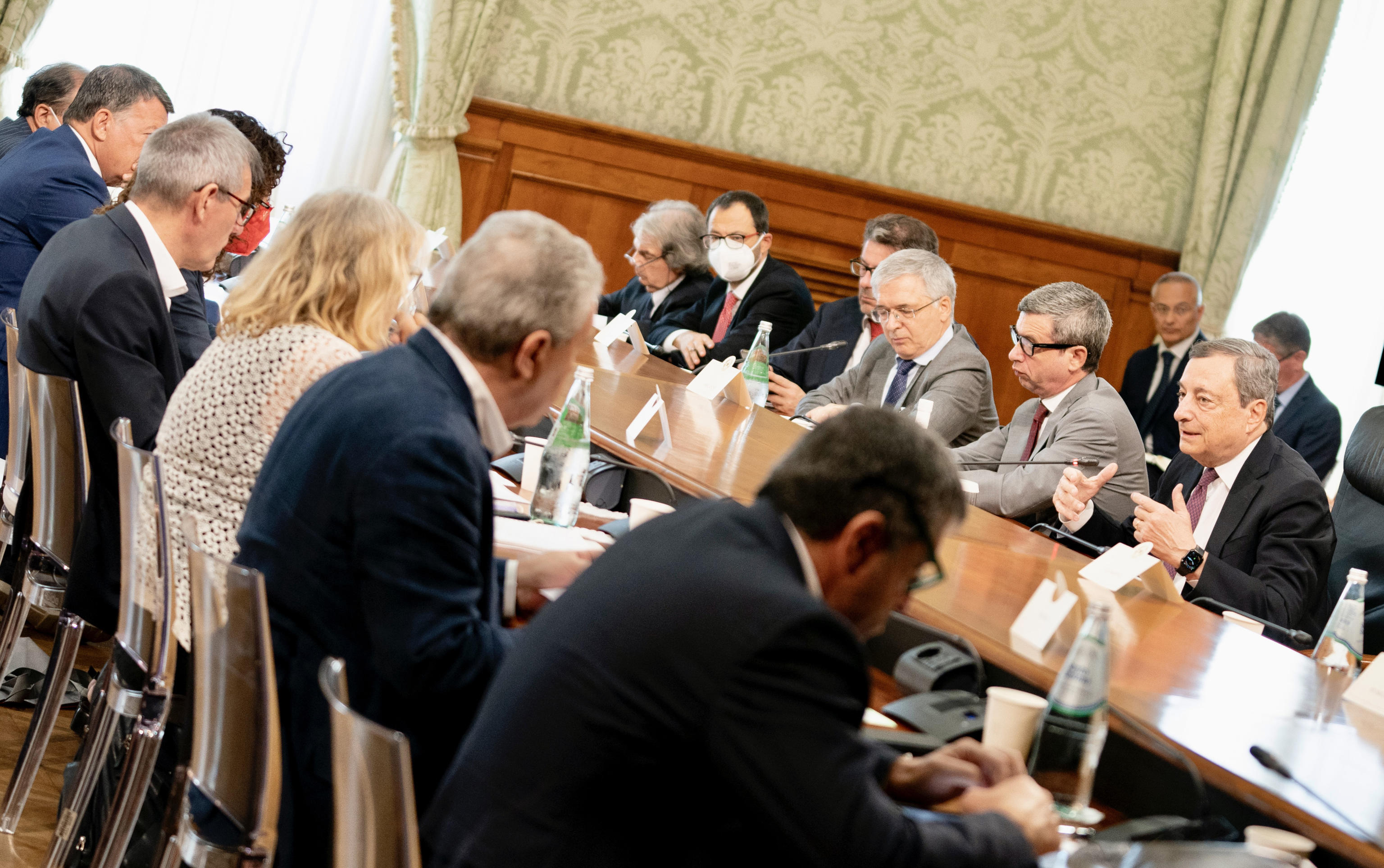 Dl Aiuti, incontro tra Draghi e sindacati