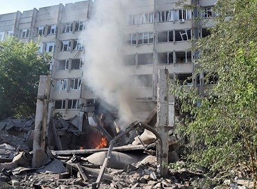Ucraina, bombardamenti a Mykolaiv