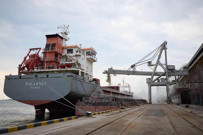 Odessa: parte la prima nave carica di grano