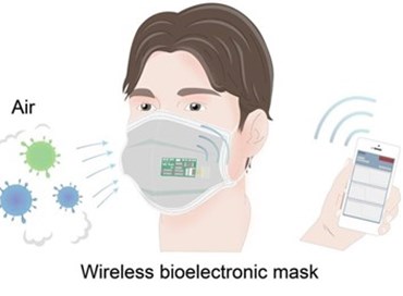 Covid, mascherina con sensore avverte del contagio