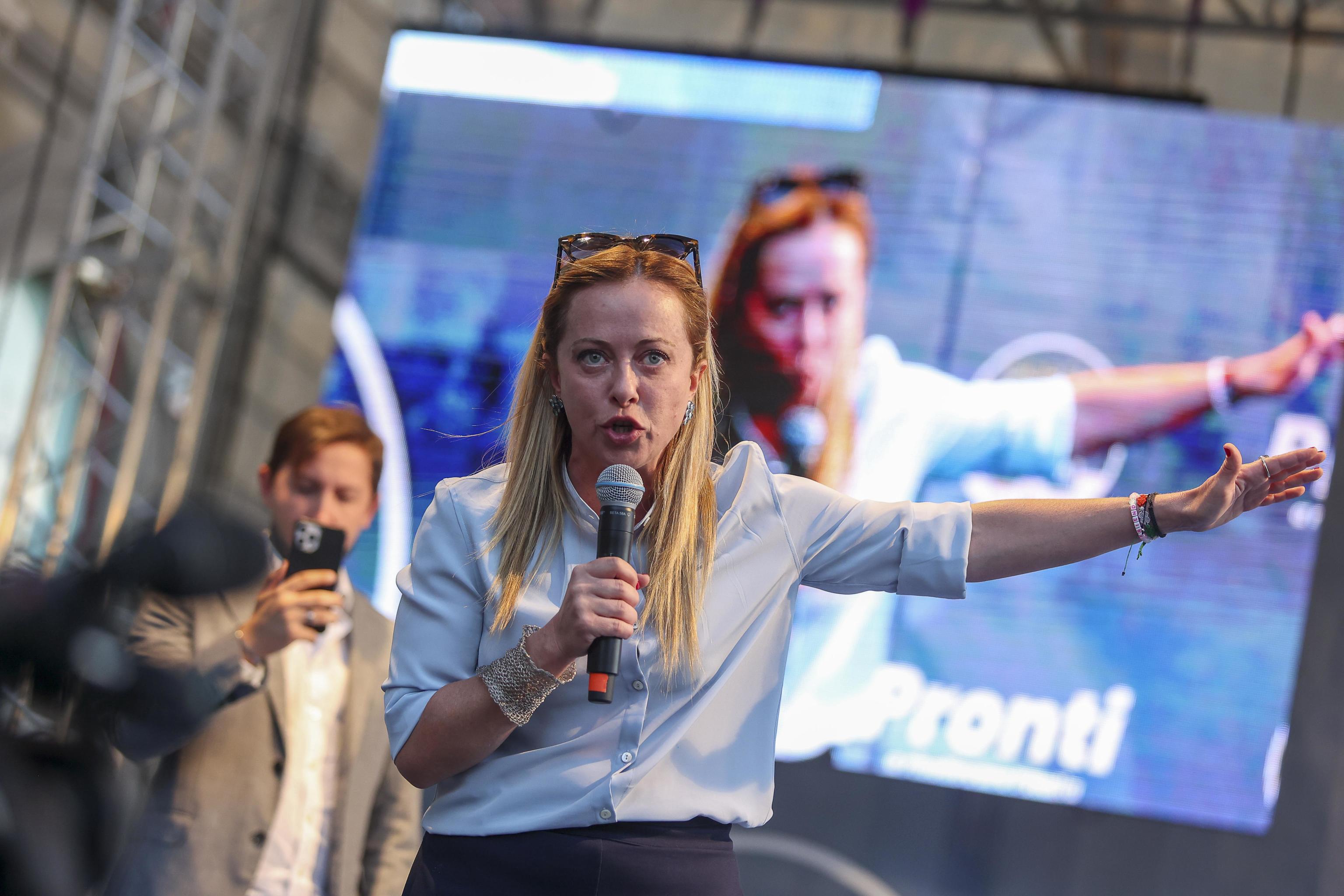 Meloni e i media de noantri