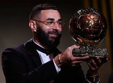 Pallone d’Oro senza sorprese: vince Benzema