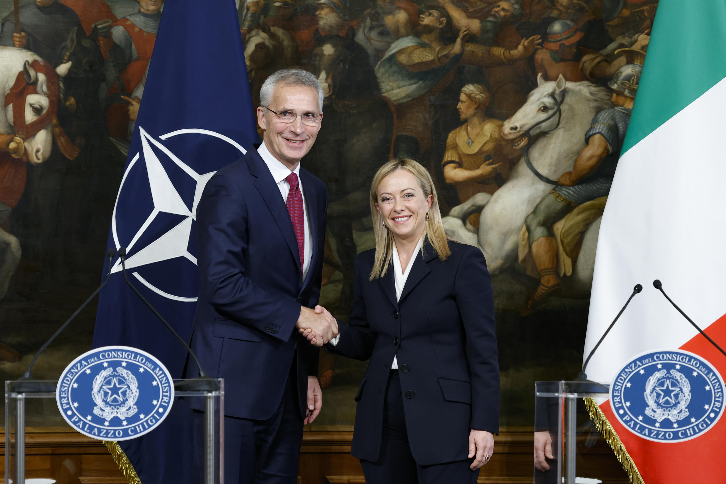 Meloni incontra Stoltenberg: “Alleanza indispensabile per la sicurezza”