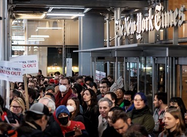 Braccia conserte al New York Times, si fermano oltre mille dipendenti