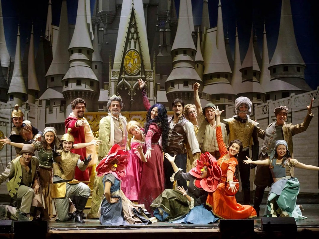 Al Brancaccio insieme a Rapunzel