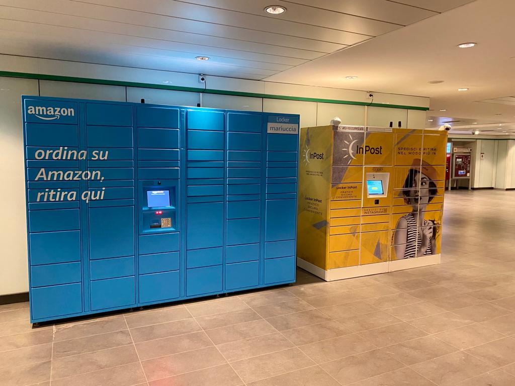 Amazon e InPost: la metro di Roma come hub logistico