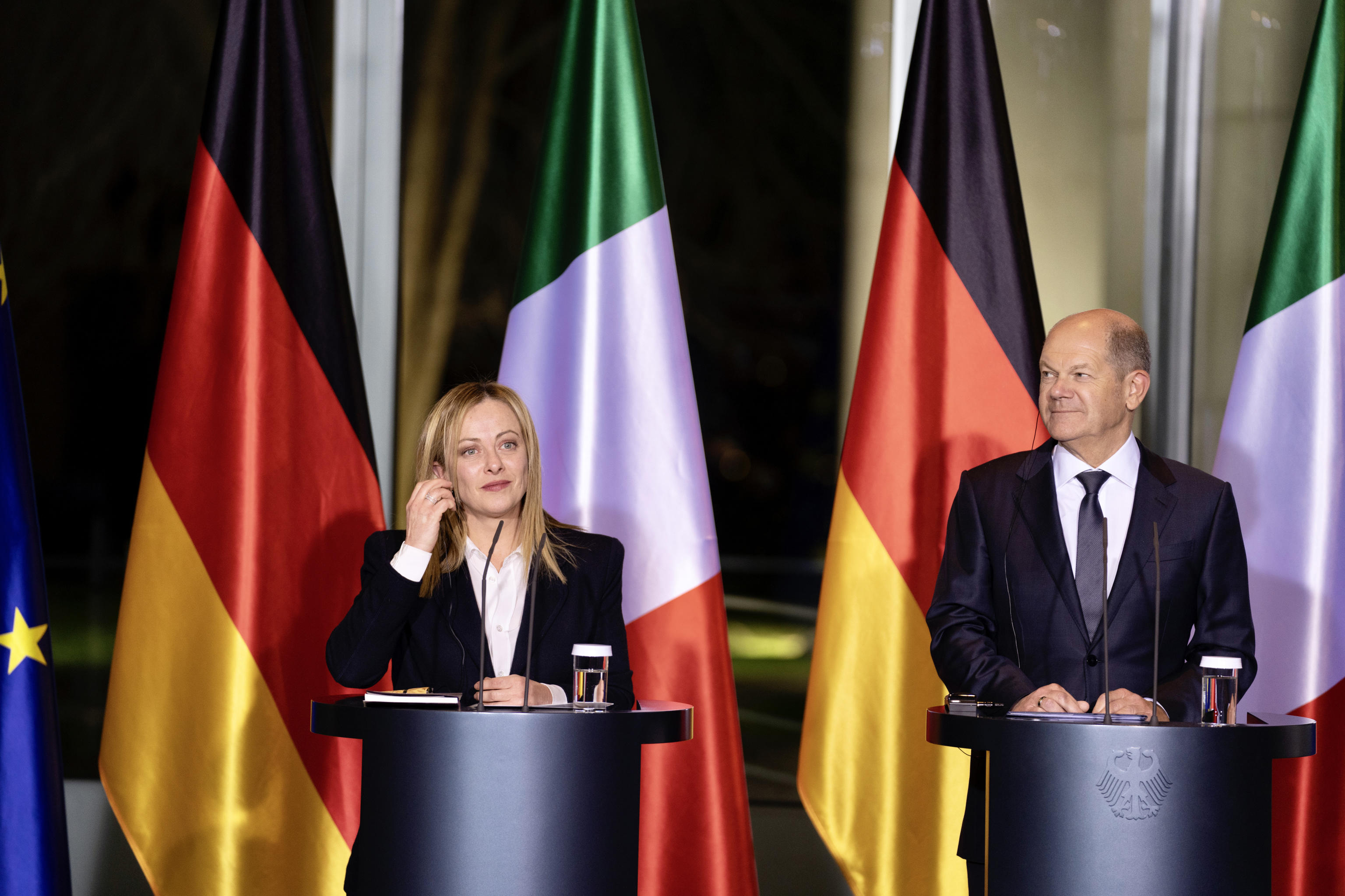 Meloni-Scholz: intesa totale sul sostegno all’Ucraina