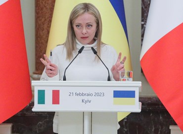Meloni a Kiev: con l’Ucraina fino alla fine