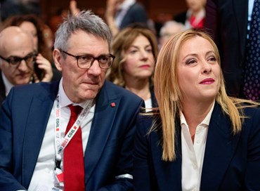 Meloni e Landini: il ruolo degli opposti