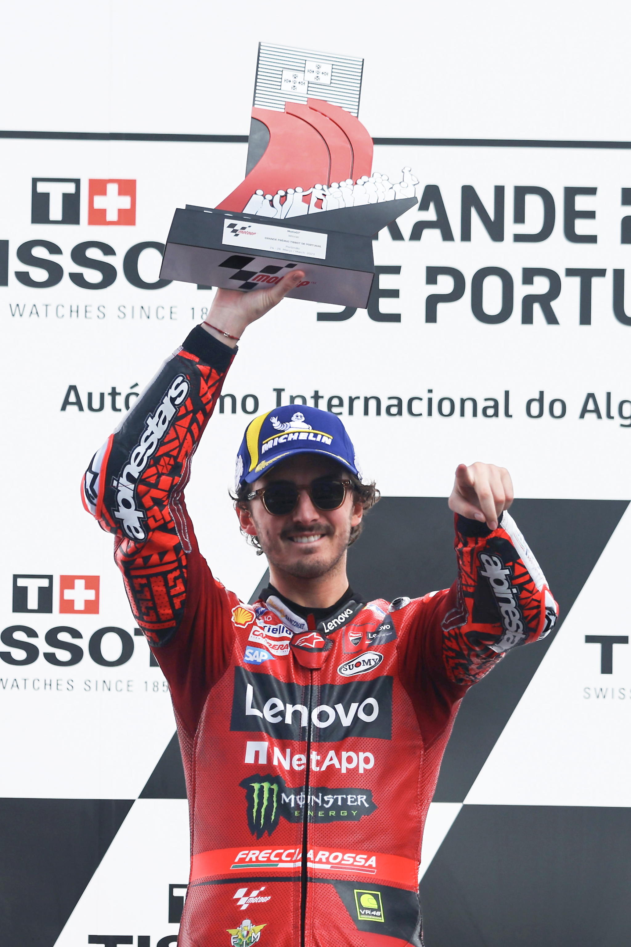 Doppietta di Pecco in Portogallo. Vola la Desmosedici