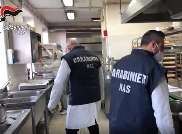 Blatte ed escrementi nelle cucine degli ospedali