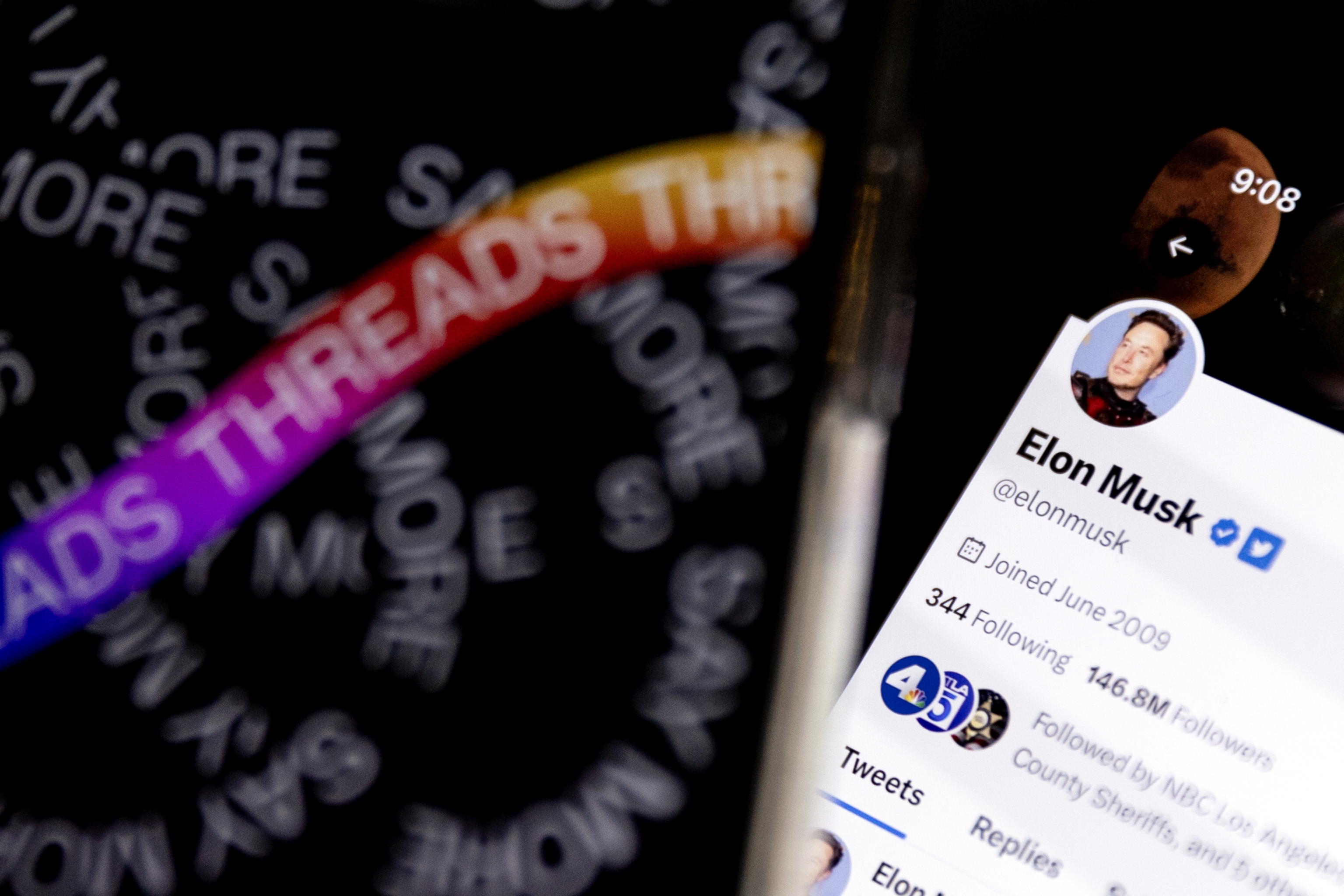 Musk minaccia di citare in giudizio Meta per Threads