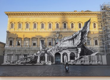 L’artista francese JR a Roma alla Galleria Continua
