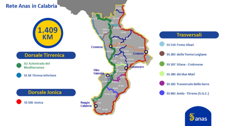 Una strada annulla i provincialismi: la 106 Jonica