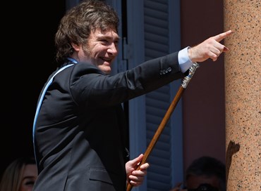 Il giuramento di Javier Milei