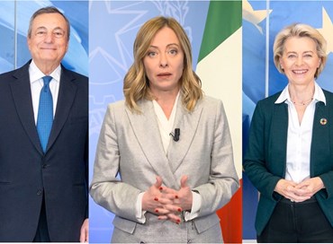 Europee, Meloni medita sulle opzioni Draghi e von der Leyen