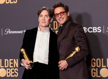 Trionfa Oppenheimer, Barbie delude: la notte dei Golden Globes
