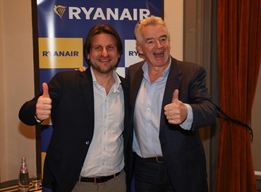 Ryanair: sette nuove rotte per Fiumicino