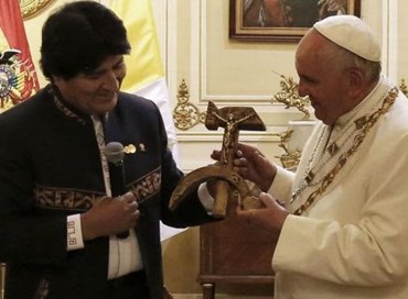 Il papa che inquina