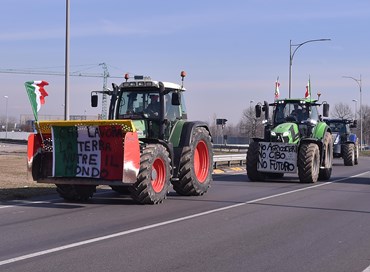 La protesta degli agricoltori