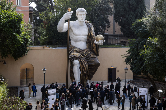 La ricostruzione del Colosso di Costantino
