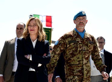 Meloni ai soldati in Libano: “Grazie a nome dell’Italia”