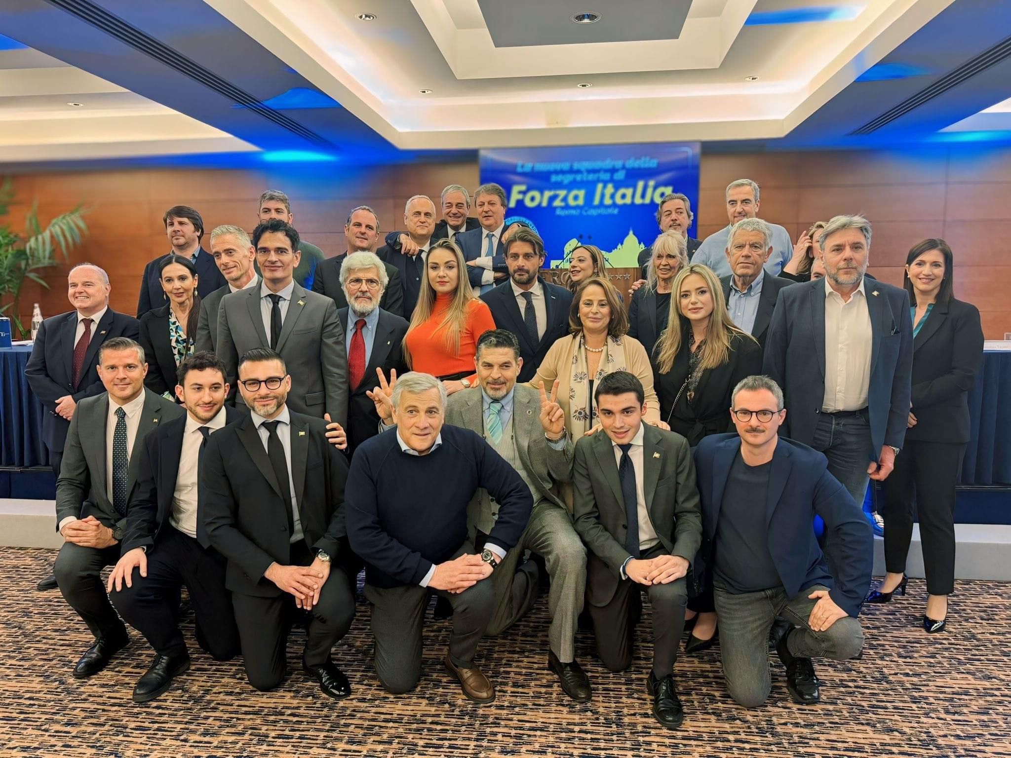 Stop al “declino Capitale”: nuova segreteria e giunta ombra per Forza Italia